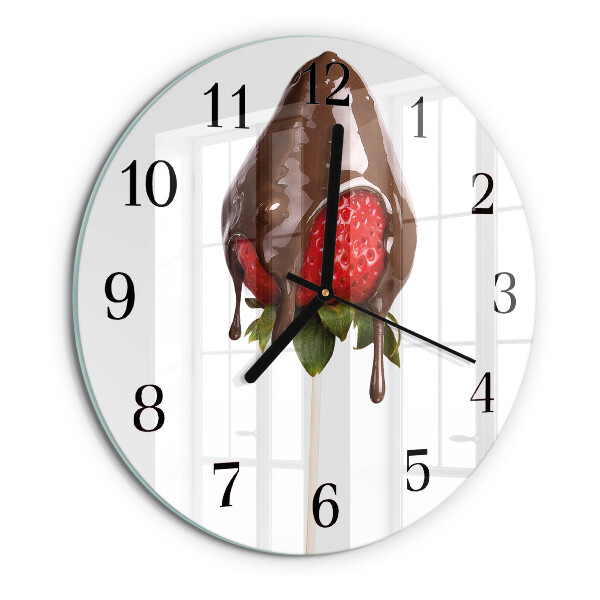 Orologio rotondo Cioccolato