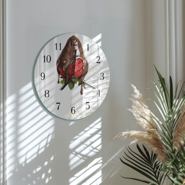 Orologio rotondo Cioccolato