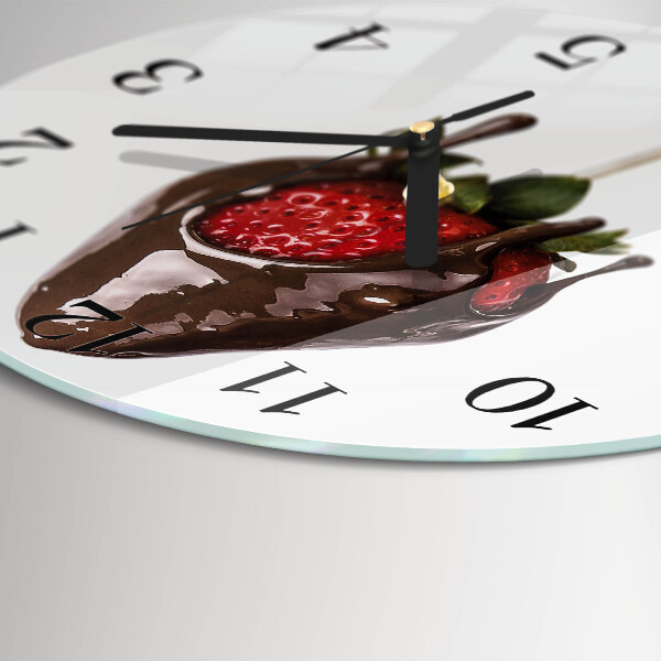 Orologio rotondo Cioccolato