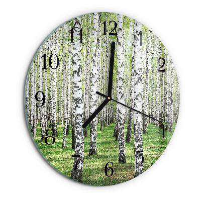 Orologio rotondo Betulla