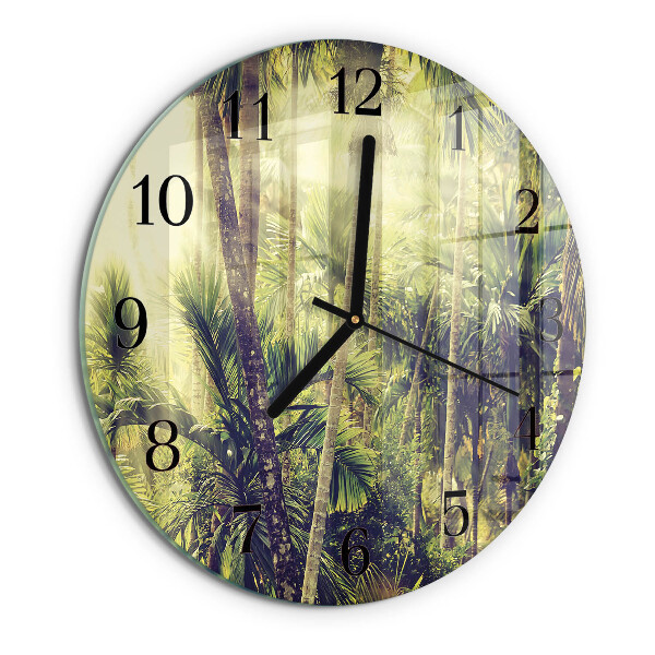 Orologio rotondo Palme