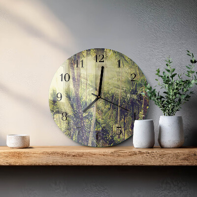 Orologio rotondo Palme
