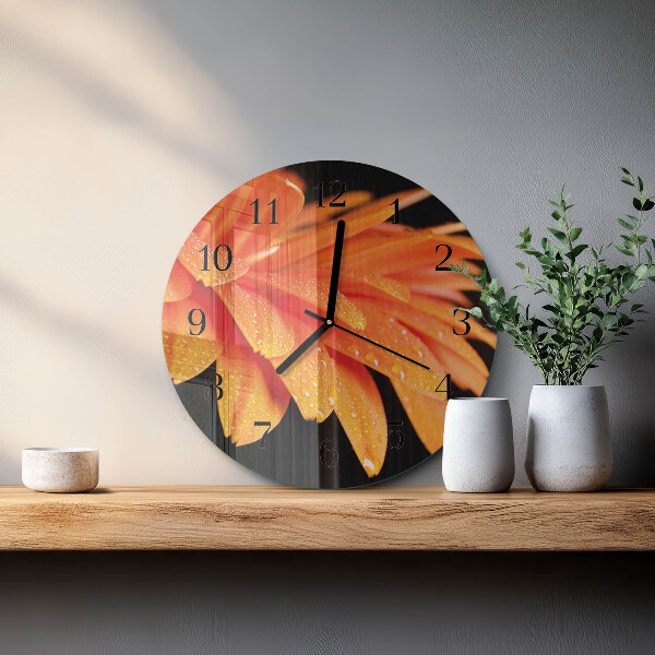 Orologio rotondo Gerbera