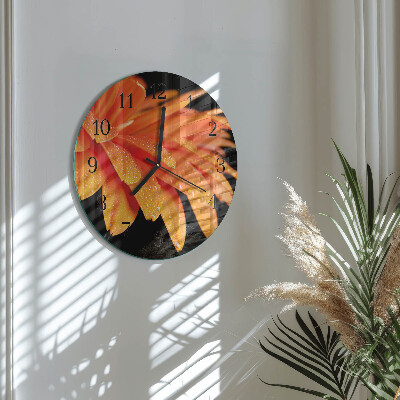 Orologio rotondo Gerbera