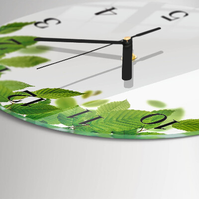 Orologio rotondo Foglie