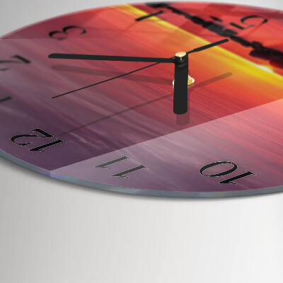 Orologio rotondo Tramonto