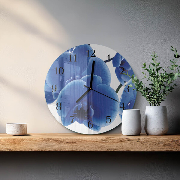 Orologio rotondo Orchidea