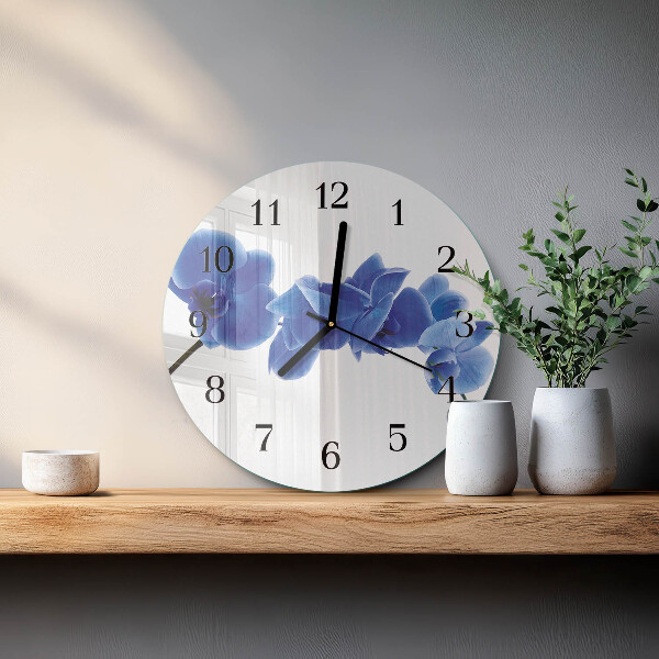 Orologio rotondo Orchidea