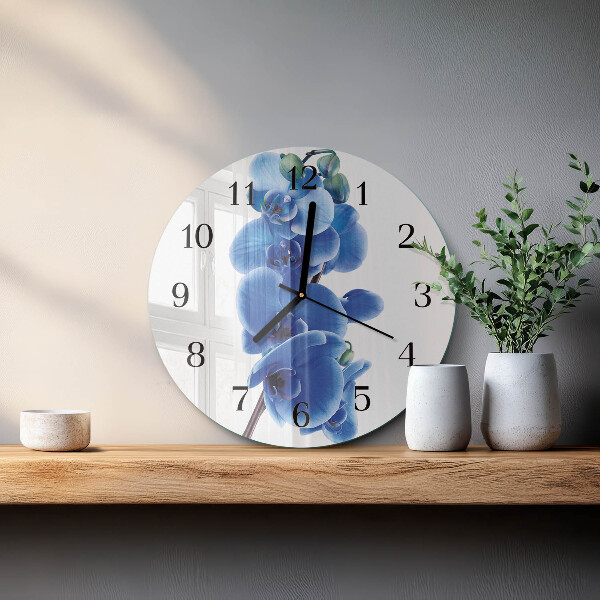 Orologio rotondo Orchidea