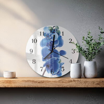 Orologio rotondo Orchidea