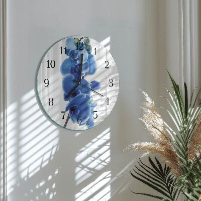 Orologio rotondo Orchidea