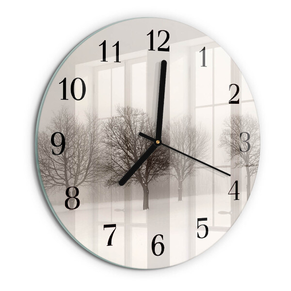 Orologio rotondo Inverno