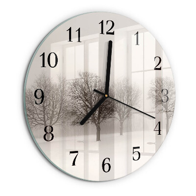 Orologio rotondo Inverno