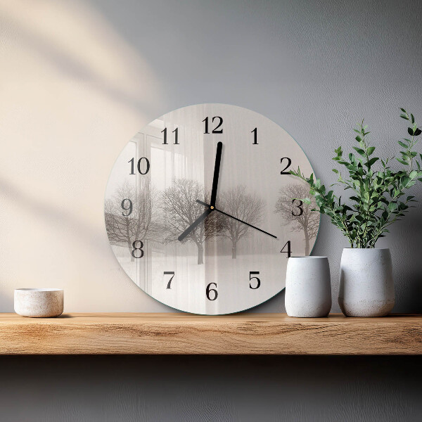 Orologio rotondo Inverno