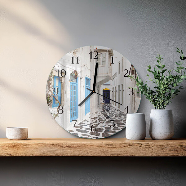 Orologio rotondo Santorini