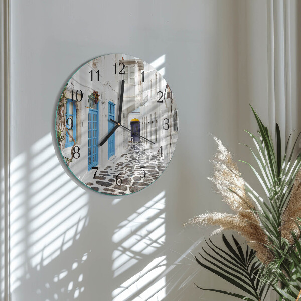 Orologio rotondo Santorini