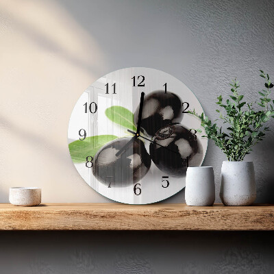 Orologio rotondo Olive