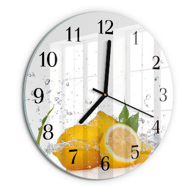 Orologio rotondo limoni