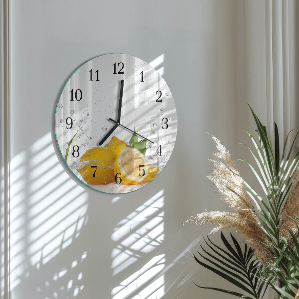 Orologio rotondo limoni