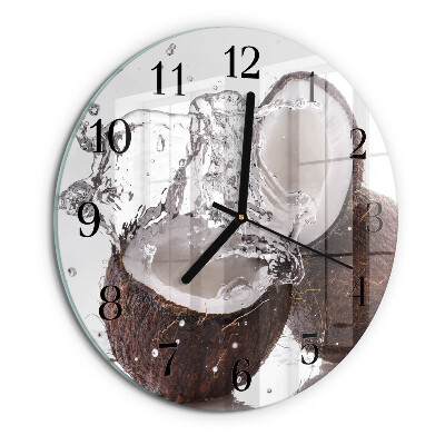 Orologio rotondo Noci di cocco