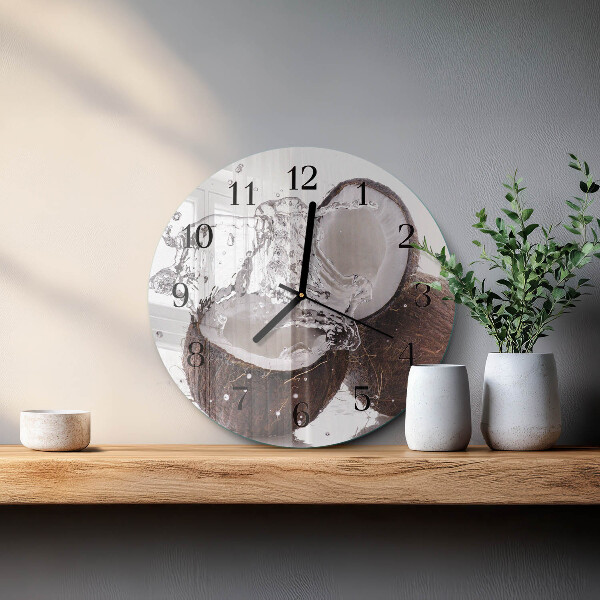 Orologio rotondo Noci di cocco
