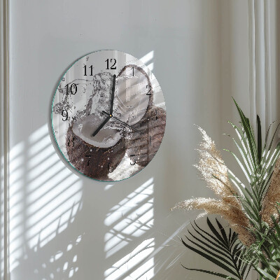 Orologio rotondo Noci di cocco
