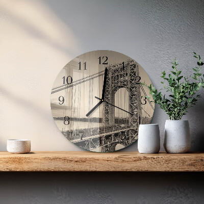 Orologio rotondo Porta d'oro