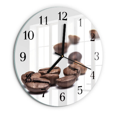 Orologio rotondo chicchi di caffè