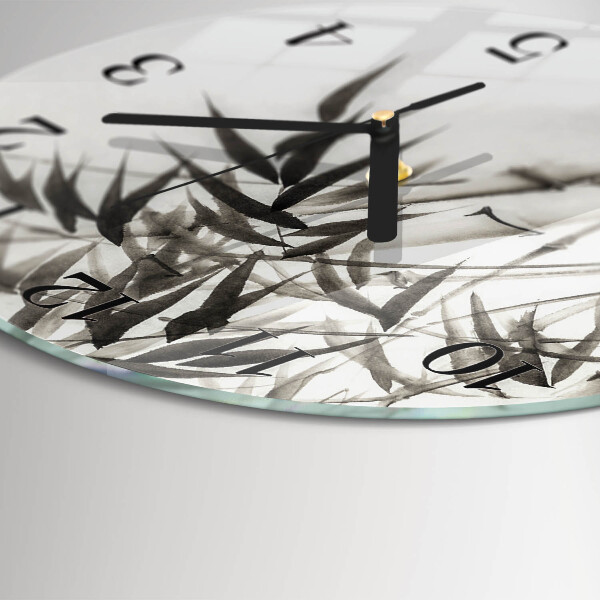 Orologio rotondo Bambù