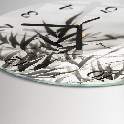 Orologio rotondo Bambù
