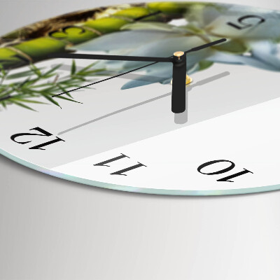 Orologio rotondo Bambù