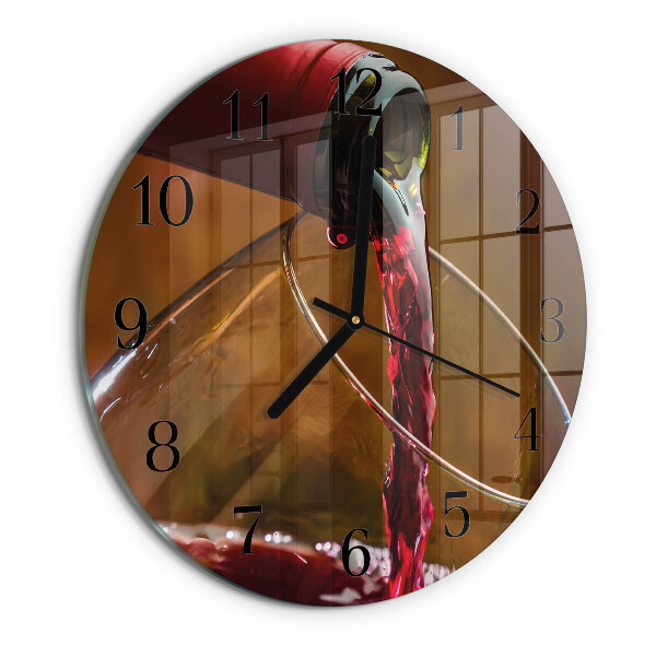 Orologio rotondo Vino