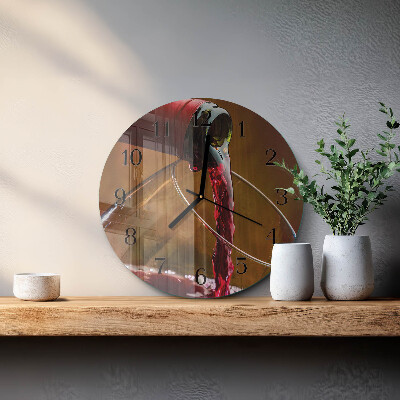 Orologio rotondo Vino