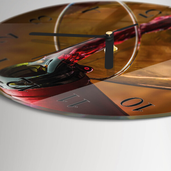 Orologio rotondo Vino