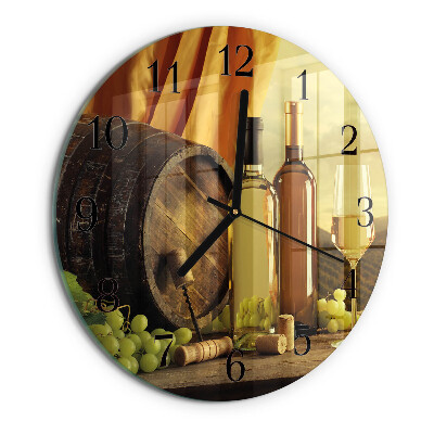 Orologio rotondo Botte di vino
