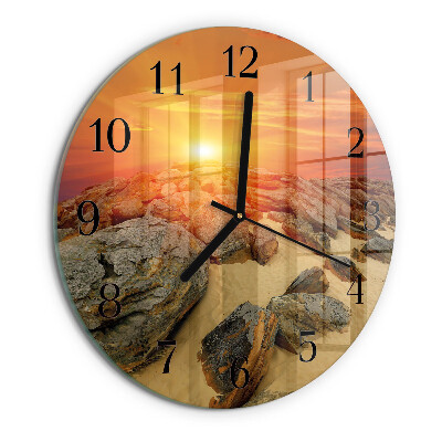 Orologio rotondo Tramonto