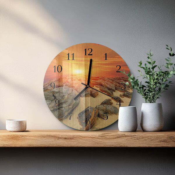 Orologio rotondo Tramonto