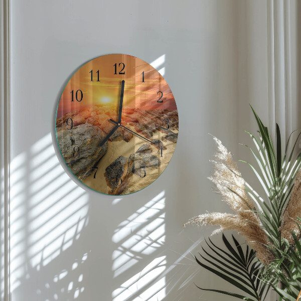 Orologio rotondo Tramonto