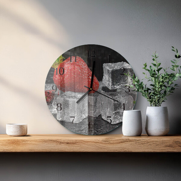 Orologio rotondo Gelato alla fragola