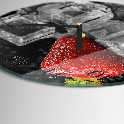 Orologio rotondo Gelato alla fragola