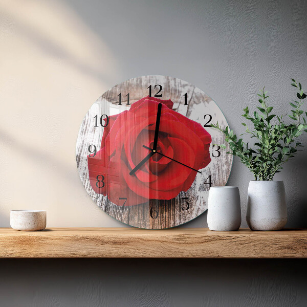 Orologio rotondo Rosa