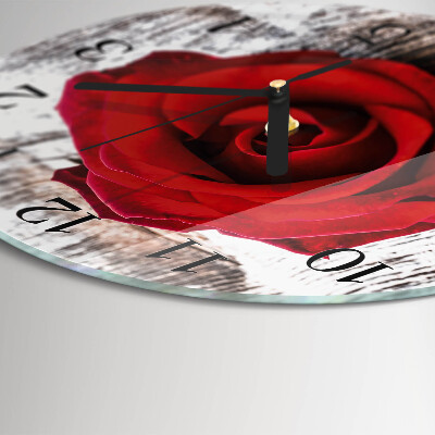 Orologio rotondo Rosa