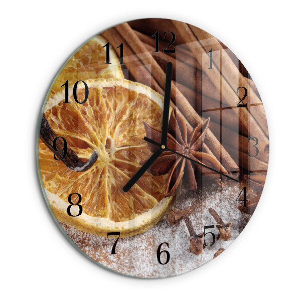 Orologio rotondo Cannella e anice
