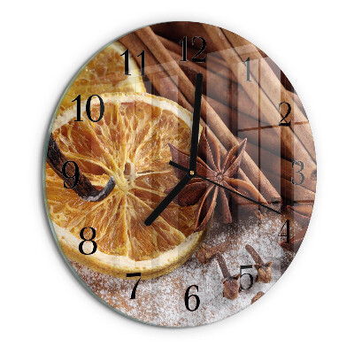 Orologio rotondo Cannella e anice