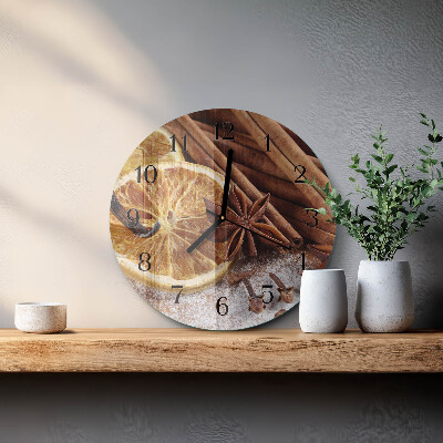 Orologio rotondo Cannella e anice