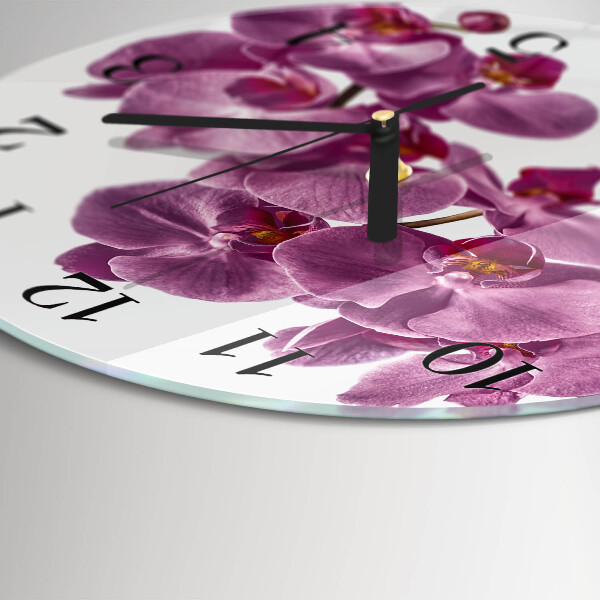 Orologio rotondo Orchidea