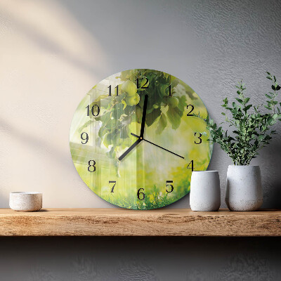 Orologio rotondo Albero di mele