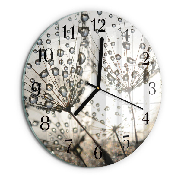 Orologio rotondo Gocce di rugiada