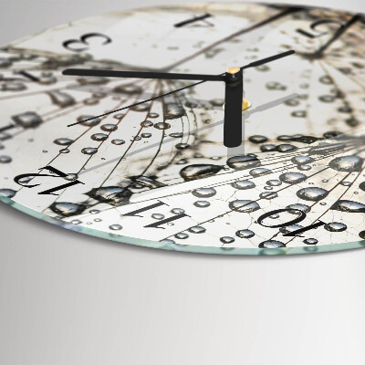Orologio rotondo Gocce di rugiada