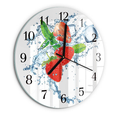 Orologio rotondo Fragole